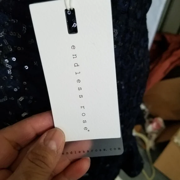 Revolve Endless Rose Sparkly Off Shoulder‎ … - Picture 7 of 8